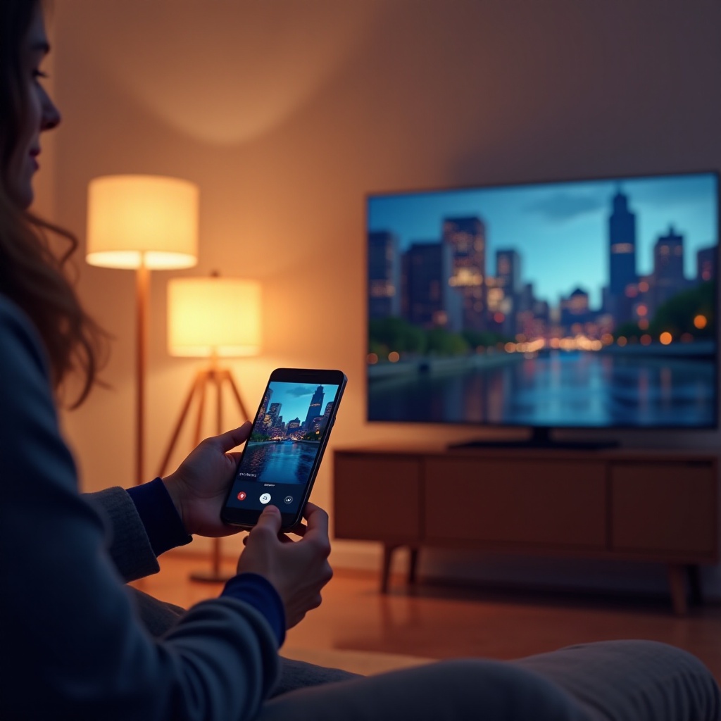 diffuser un téléphone Android sur une télévision Samsung intelligente