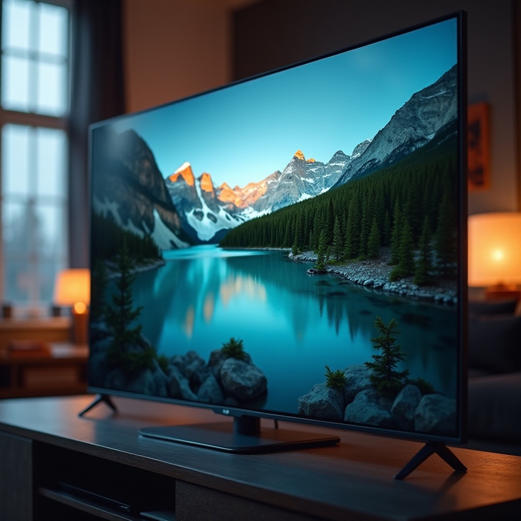 tv sharpness setting