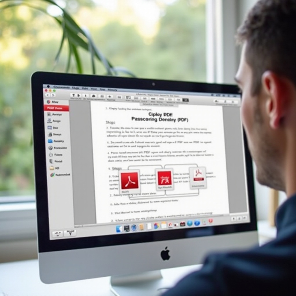 how to password protect pdf on mac